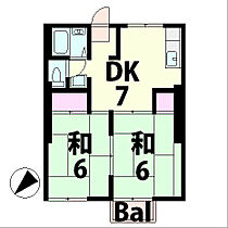 滋賀県甲賀市水口町高塚（賃貸アパート2DK・2階・38.88㎡） その2