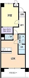 プライムヒルズ 1LDKの間取図画像