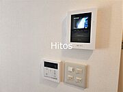 カラーモニター付インターフォンで急な来客も安心。