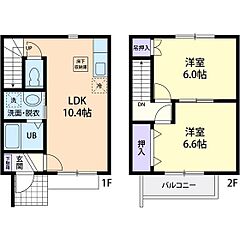 物件の間取り