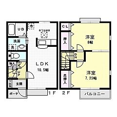 物件の間取り
