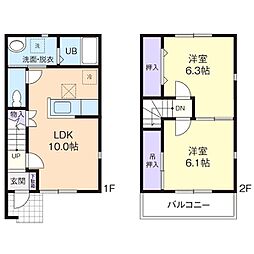 メゾン・エピナール 2LDKの間取図画像