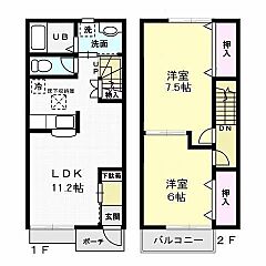 物件の間取り