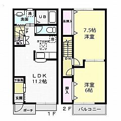 物件の間取り