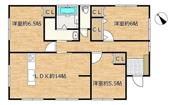 間取りを拡大表示