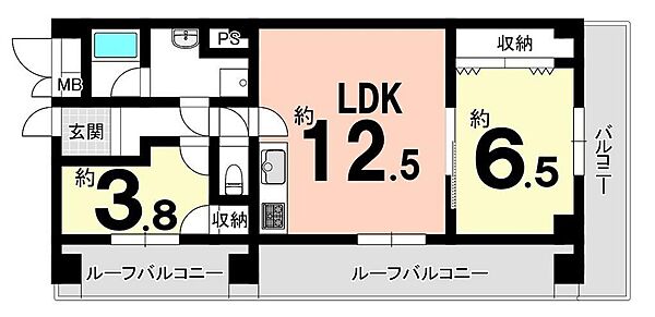 間取りを拡大表示