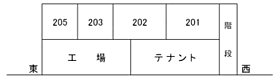 渡辺第一ビル 202 ｜ 福井県鯖江市神明町2丁目3-10（賃貸マンション3LDK・2階・66.42㎡） その4