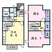 リリィホワイトI 103 ｜ 福井県鯖江市杉本町28字37（賃貸アパート2DK・1階・60.03㎡） その2