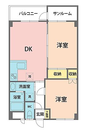 サン・ハイツ2-A_間取り_0