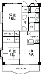 物件の間取り