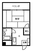 エレガント春山 305 ｜ 福井県福井市春山1丁目7-12（賃貸マンション1K・3階・26.40㎡） その2