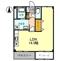 メゾン ルミナス 303 ｜ 福井県福井市経田1丁目1410（賃貸マンション1R・3階・40.47㎡） その2