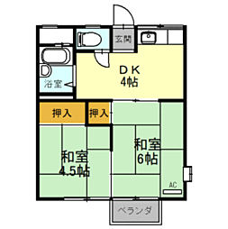 ハイツ水越 A 2階/203