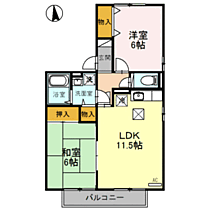 アストラルビュー 103 ｜ 福井県福井市大宮2丁目16－13（賃貸マンション2LDK・1階・54.65㎡） その2