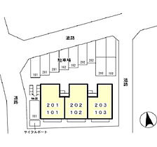 アストラルビュー 103 ｜ 福井県福井市大宮2丁目16－13（賃貸マンション2LDK・1階・54.65㎡） その3