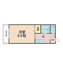 アップルコート 205 ｜ 福井県福井市月見1丁目2-1（賃貸マンション1K・2階・27.20㎡） その2