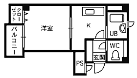 エクシード1 301 ｜ 福井県福井市志比口2丁目25-14（賃貸マンション1K・3階・26.20㎡） その2