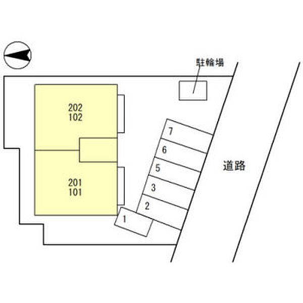 ラメール町屋 102｜福井県福井市町屋2丁目5-14(賃貸マンション1LDK・1階・49.58㎡)の写真 その3