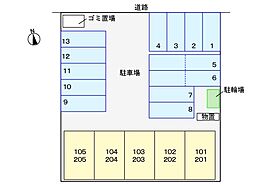 アルバ－ダ 105 ｜ 福井県福井市灯明寺2丁目2214（賃貸アパート1R・1階・36.28㎡） その3