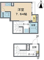 アヴニール 207 ｜ 福井県福井市文京3丁目1-20（賃貸マンション1R・2階・31.61㎡） その2