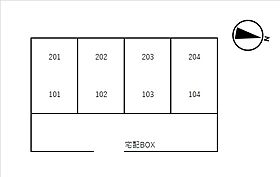 sharon 202 ｜ 福井県福井市経田1丁目1404（賃貸アパート1LDK・2階・36.25㎡） その3