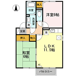 エルパレス江端　B 2階/201