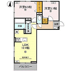 物件の間取り