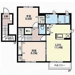 リヴェール　ユィチア 2階/201