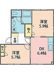 高木一番館H棟 2階