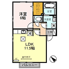 物件の間取り