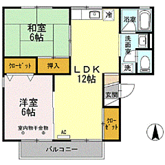 物件の間取り