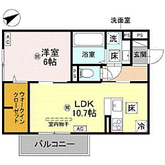 物件の間取り