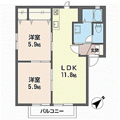 物件の間取り
