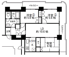 物件の間取り