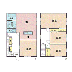 貸家　四ツ井1丁目2-2 1階/1