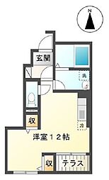 メイプル花堂北 1階