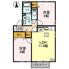 物件の間取り