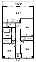 ロイヤルシャトー一番館 3階/303