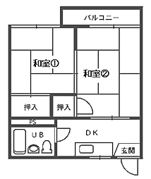 コーポ立川 2階/202