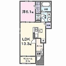 アルシオン 101 ｜ 福井県小浜市水取1丁目104-1.104-2（賃貸アパート1LDK・1階・50.01㎡） その2