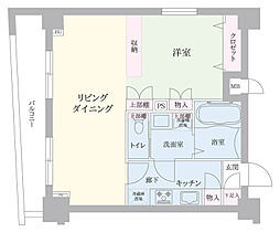 フェニックス日本橋浜町公園 1Kの間取図画像
