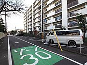 前面道路。