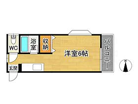 IT’S(イッツ)二日市 206 ｜ 福岡県太宰府市朱雀３丁目2-16（賃貸アパート1R・2階・17.39㎡） その2