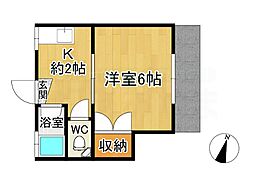 アサヒコーポ 1階/105