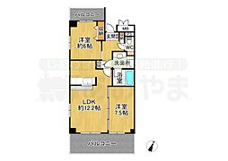 スパシオコモド 2LDKの間取図画像