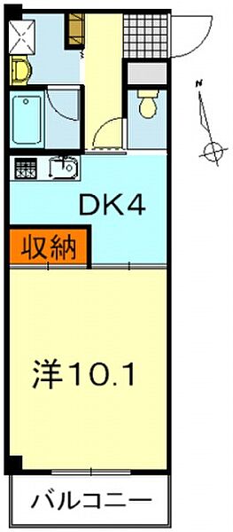 シャトルHIRAOKA 405号室｜広島県東広島市西条栄町(賃貸マンション1K・4階・37.77㎡)の写真 その2