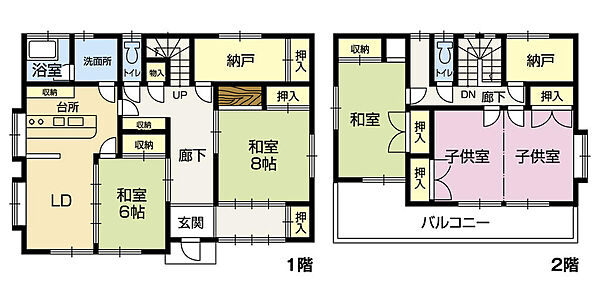 間取りを拡大表示