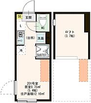 仮）赤羽3丁目A NeoAVAND  ｜ 東京都北区赤羽３丁目（賃貸アパート1R・2階・12.10㎡） その2