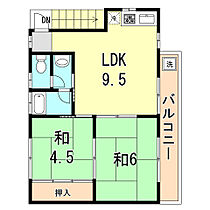 兵庫県神戸市中央区八雲通２丁目（賃貸アパート2LDK・2階・47.17㎡） その1