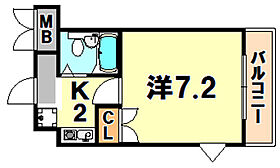 兵庫県神戸市中央区琴ノ緒町１丁目（賃貸マンション1K・5階・21.60㎡） その2